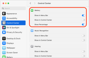 <strong>How to show battery % on Mac?</strong>