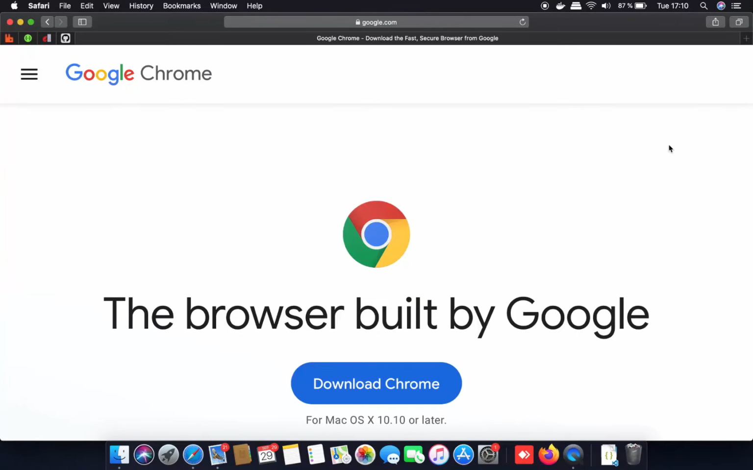 How to download chrome on Mac?