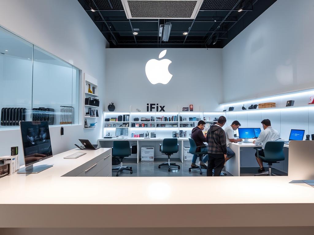 iFix India Indiranagar service center interior