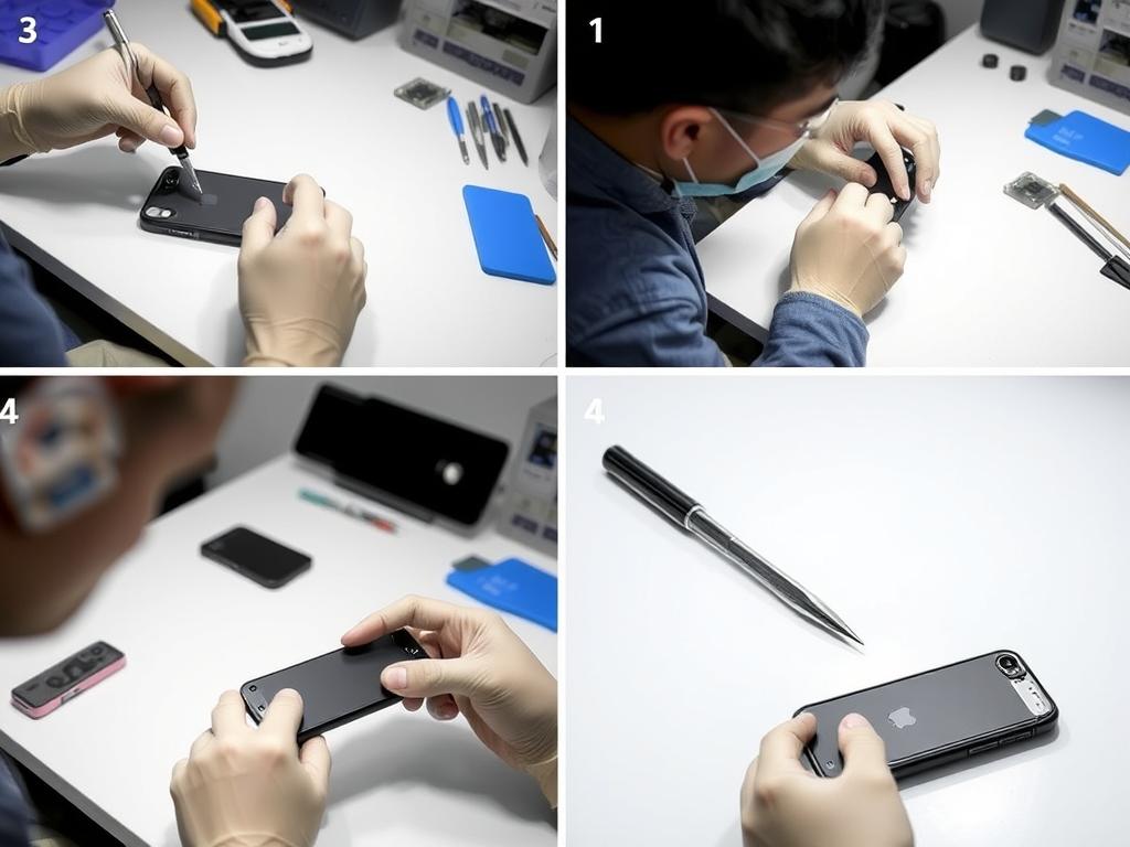 iFix India technician performing iPhone 11 battery replacement