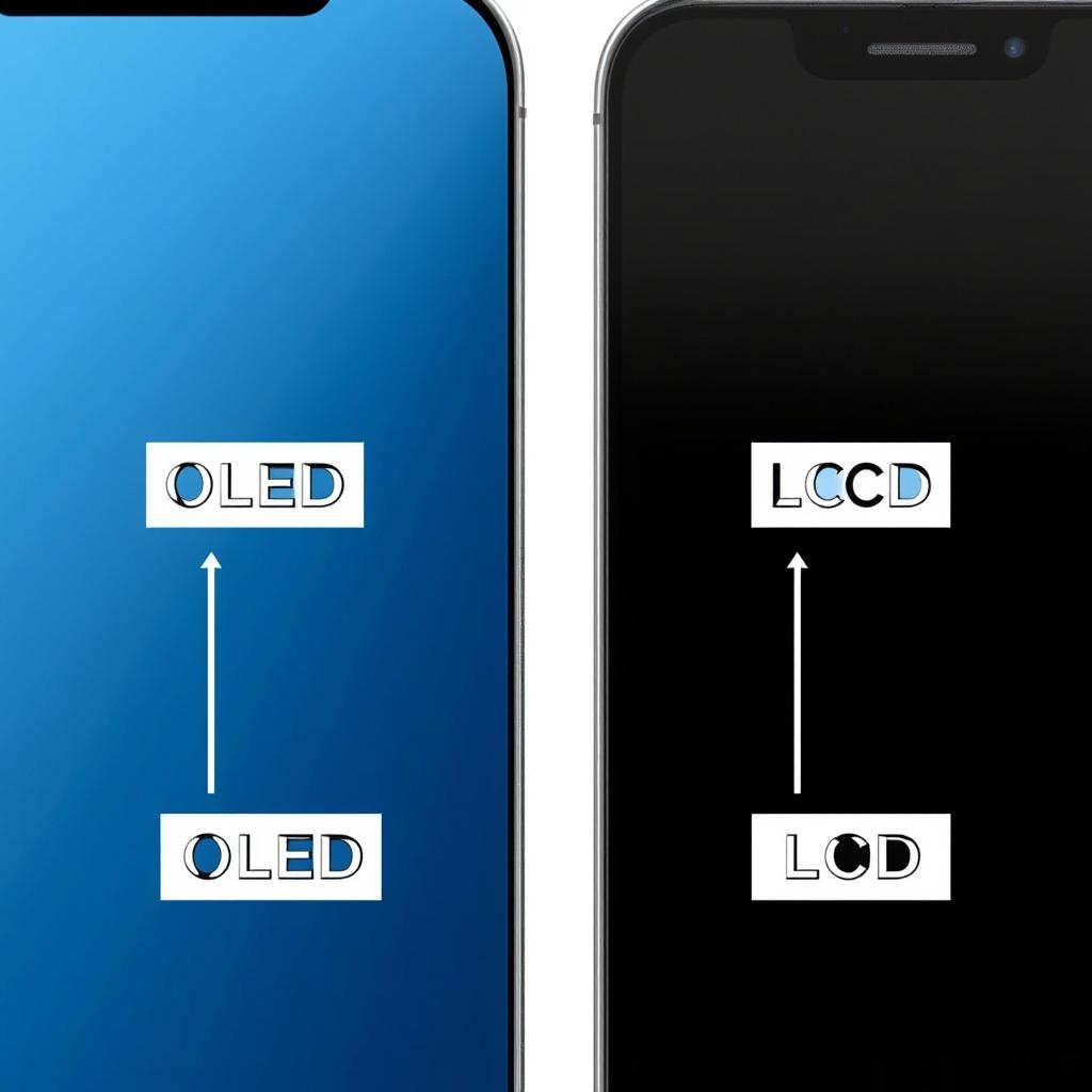 OLED vs LCD iPhone screen technology