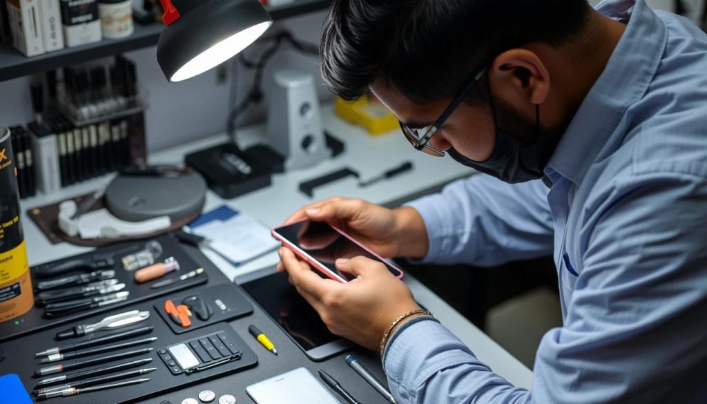 iPhone screen replacement process at iFix India