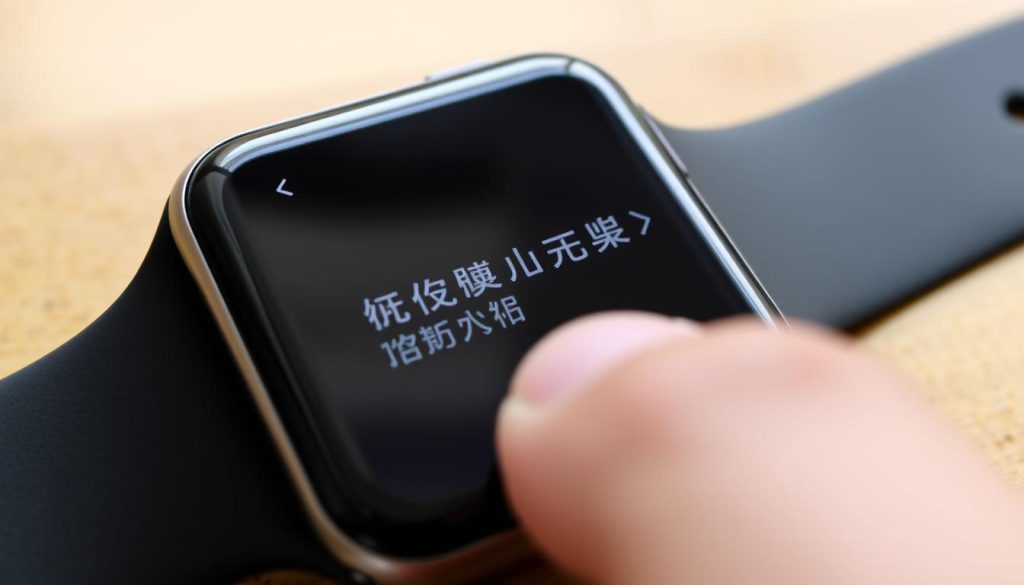 Apple Watch displaying Chinese language interface