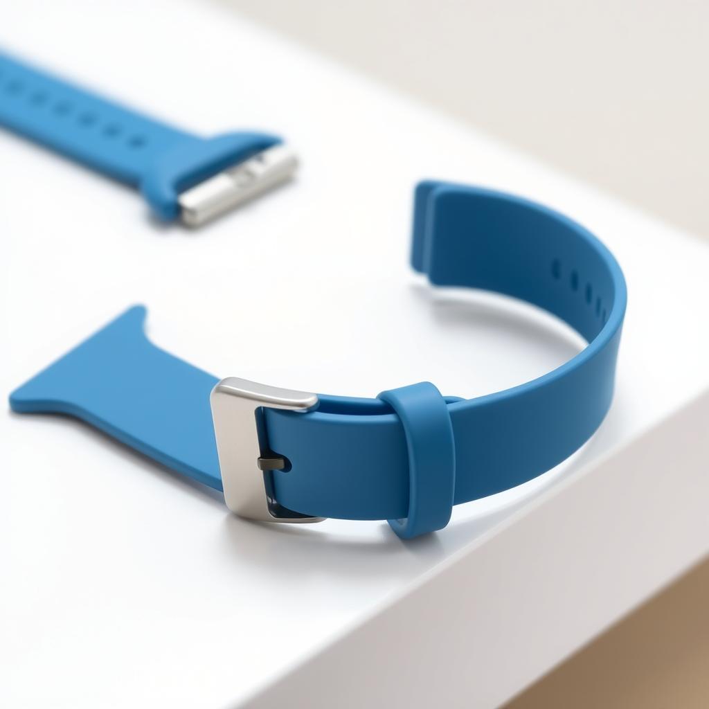 Apple Watch sport band in blue color
