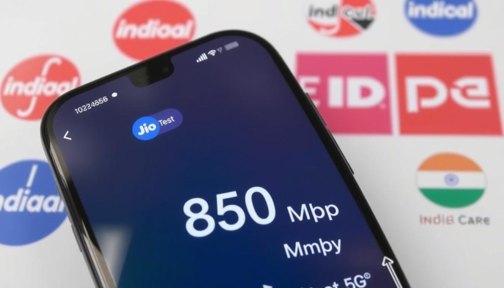 iPhone 17 showing 5G speed test on Jio network in India iPhone 17 showing 5G speed test on Jio network in India