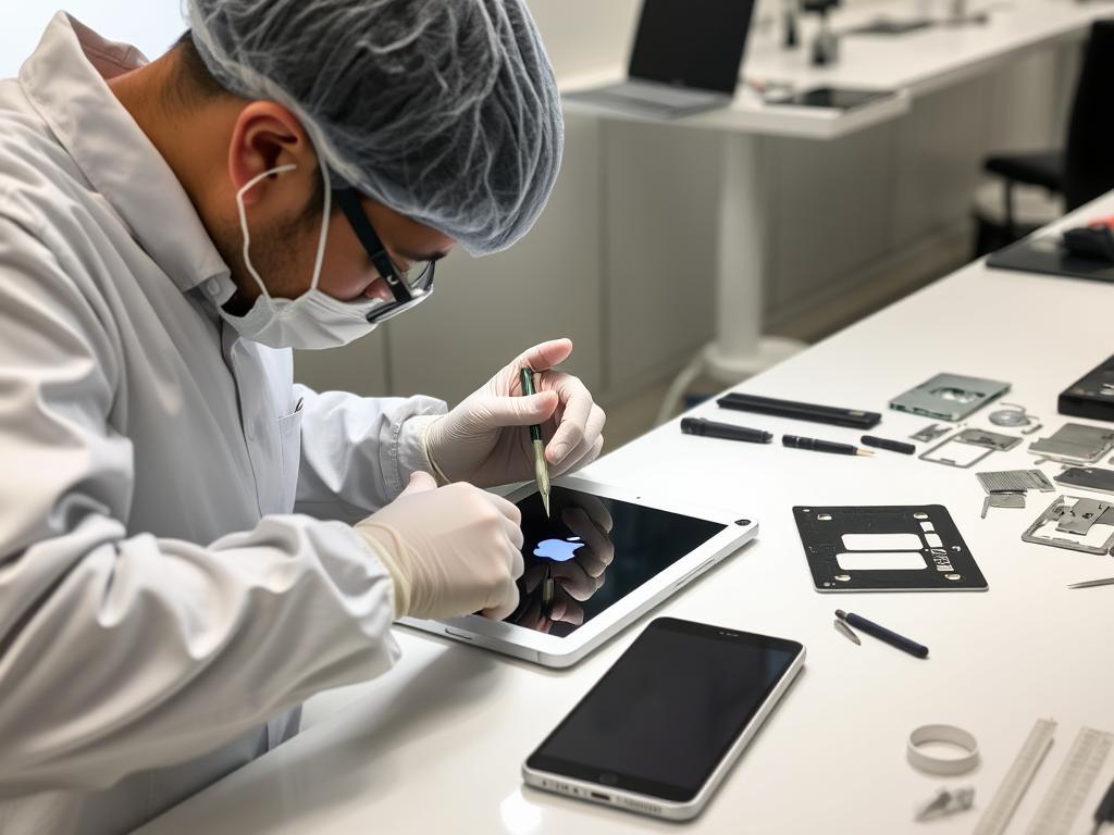 iPad repair at Apple Service Center Bangalore with technician iPad repair at Apple Service Center Bangalore with technician
