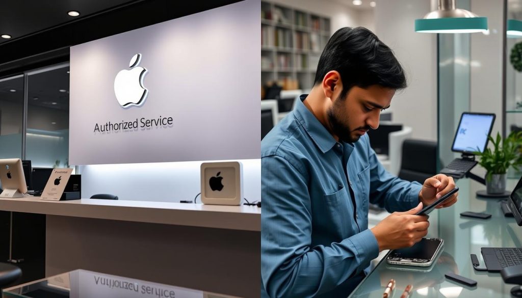 Comparison between Apple authorized service center and iFix India third-party repair