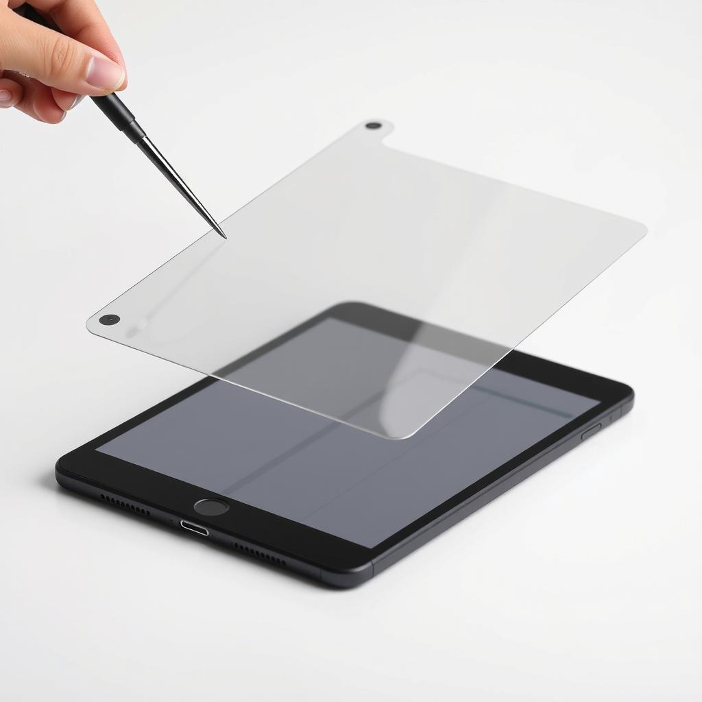 iPad with protective case and screen protector preventing need for iPad screen replacement iPad with protective case and screen protector preventing need for iPad screen replacement
