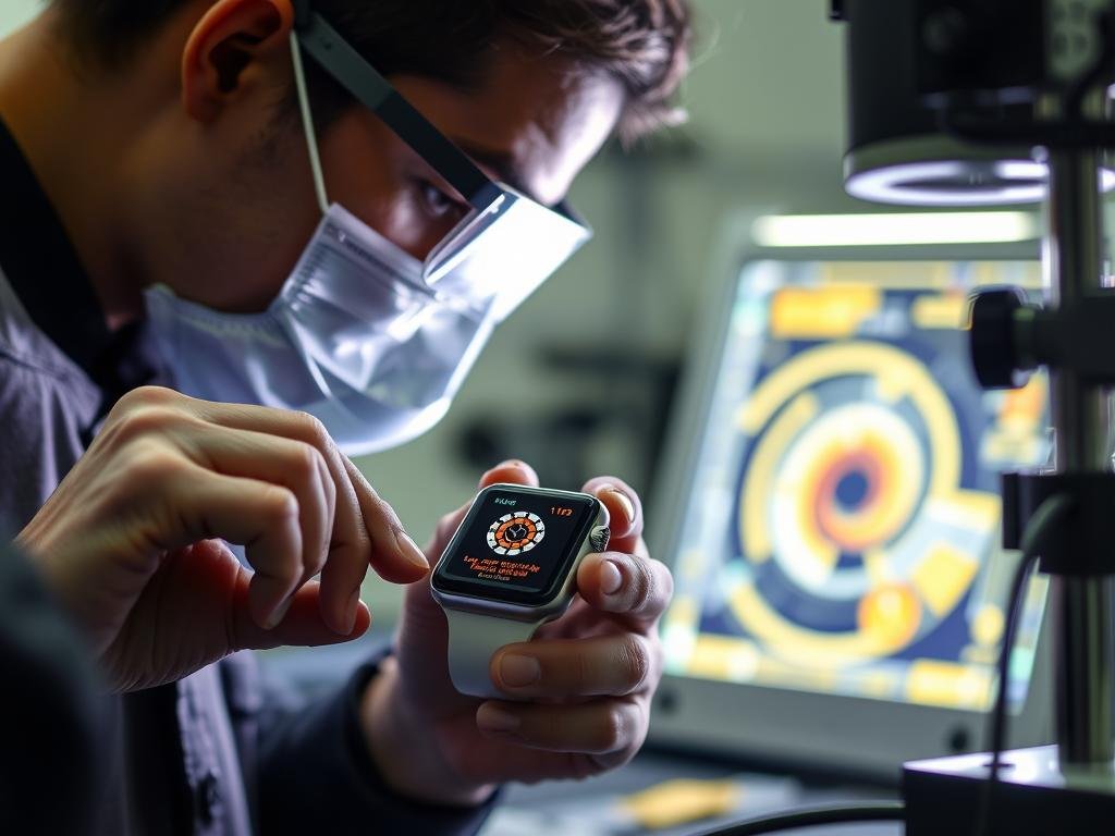 Apple Watch screen repair diagnosis process in India