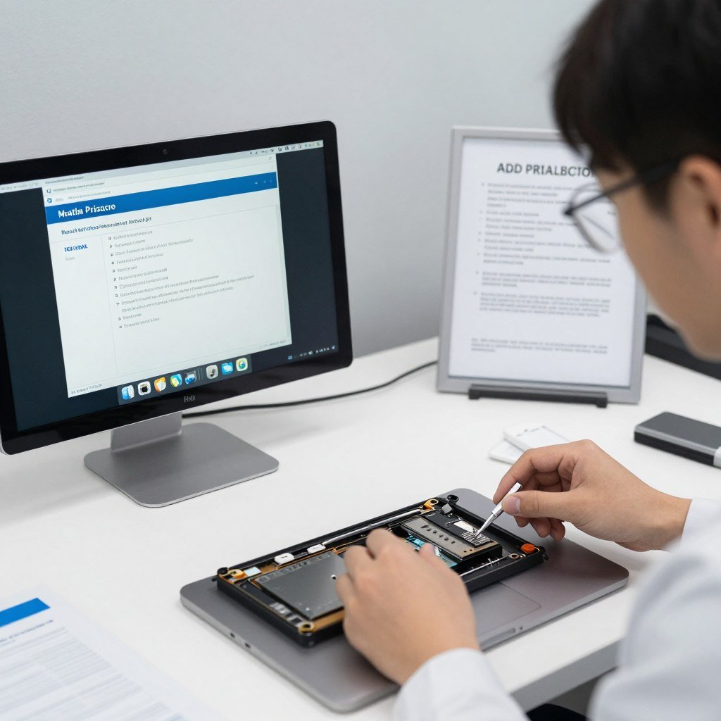 Data privacy protocols during MacBook repair